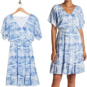 NWT Vanity Room V-Neck Tropical Print Mini Dress | M